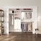 John Louis Home Solid Wood Walk-In Closet System with 5 Drawers White JLH-435 - alternate 1